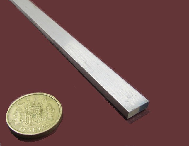 6061 T651 Aluminum Bar, 3/16″ (.187″) Thick x 1/2″ Wide x 12″ Length, 6 Pcs.