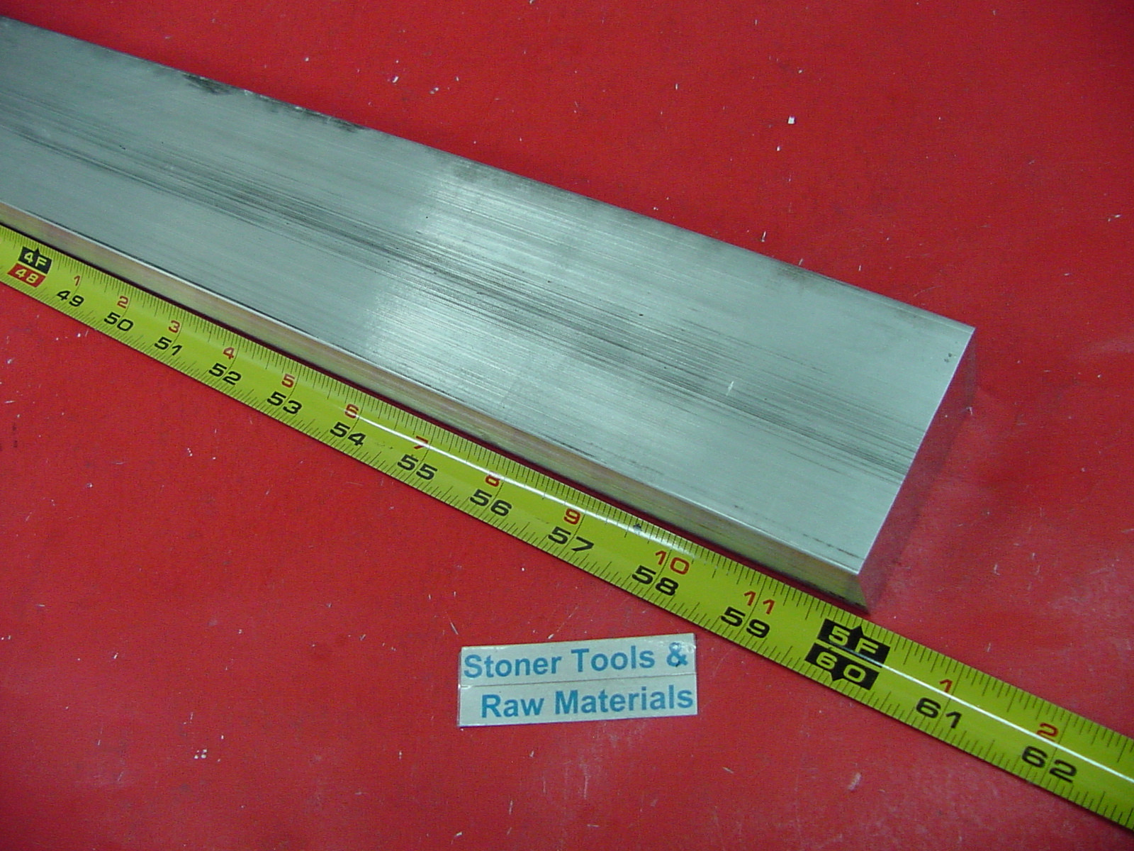 1-1/2″ X 2″ ALUMINUM FLAT BAR 60″ long 1.50″x 2.00 6061 T6511 Plate Mill Stock