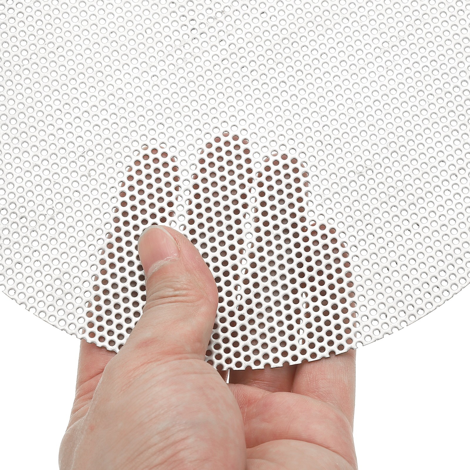 8″ 304 Stainless Steel Perforated Sheet, 0.06″ Hole Metal Mesh Plate