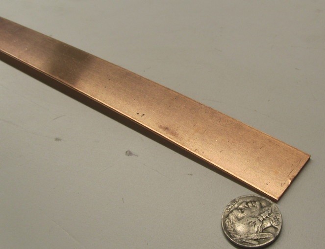 110 Copper Bar H02, 1/16″ Thick x 1.0″ Wide x 72 Inch Length