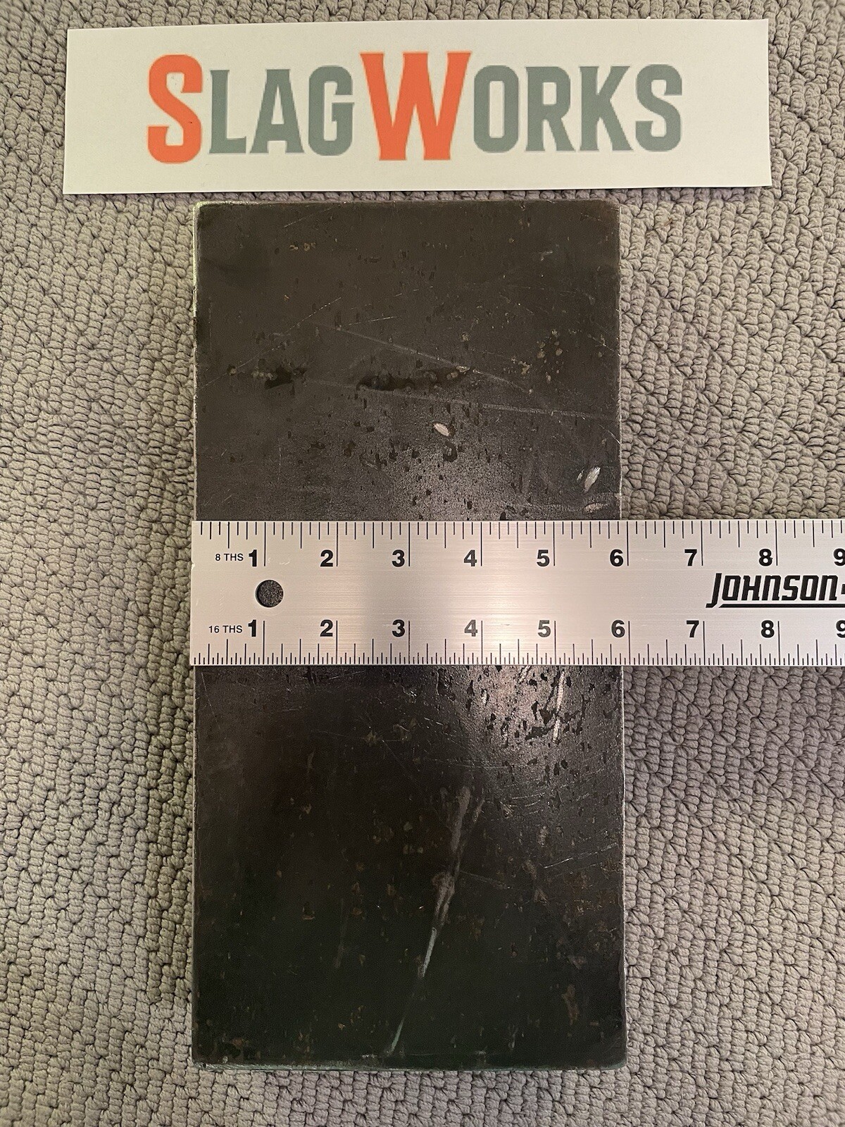 3/4x6x12 inch steel plate 6”x12” A36 Hot Roll Flat .75″ Thick