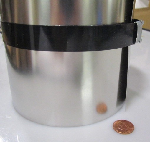 301 Stainless Steel Sheet 1/2 Hard .003″ Thick x 6.0″ Width x 50.0″ Length