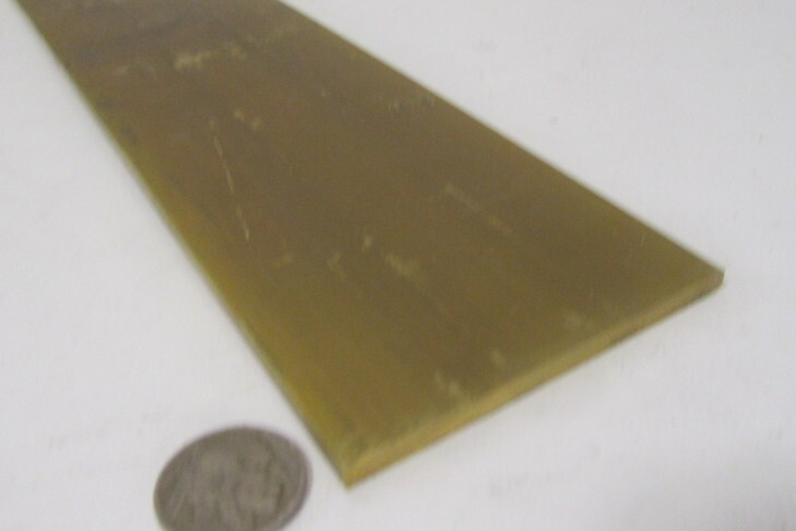 360 Brass Flat Bar 3/16″ Thick x 3.0″ Wide x 60.0″ Length