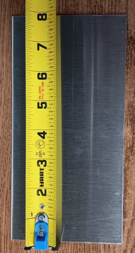 4PCS STAINLESS 304 #4 W/PVC, 20GA (.035)” x 4″ x 8″, SCRAP, WELDING