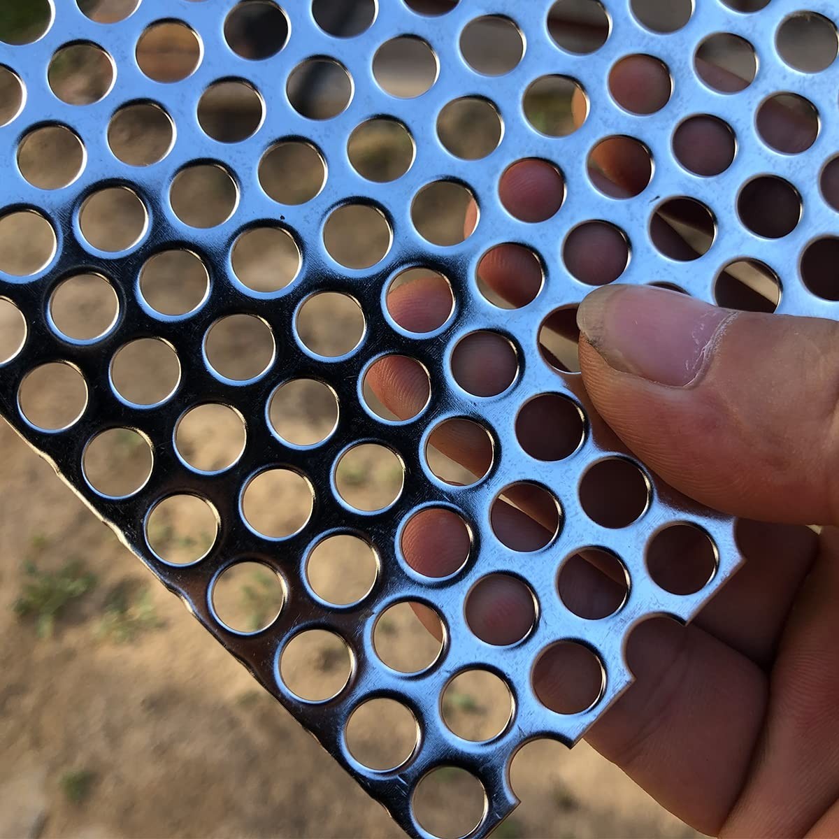 Lightweight 0.4 lb Perforated Metal Sheet for Decorative and Utility Projects