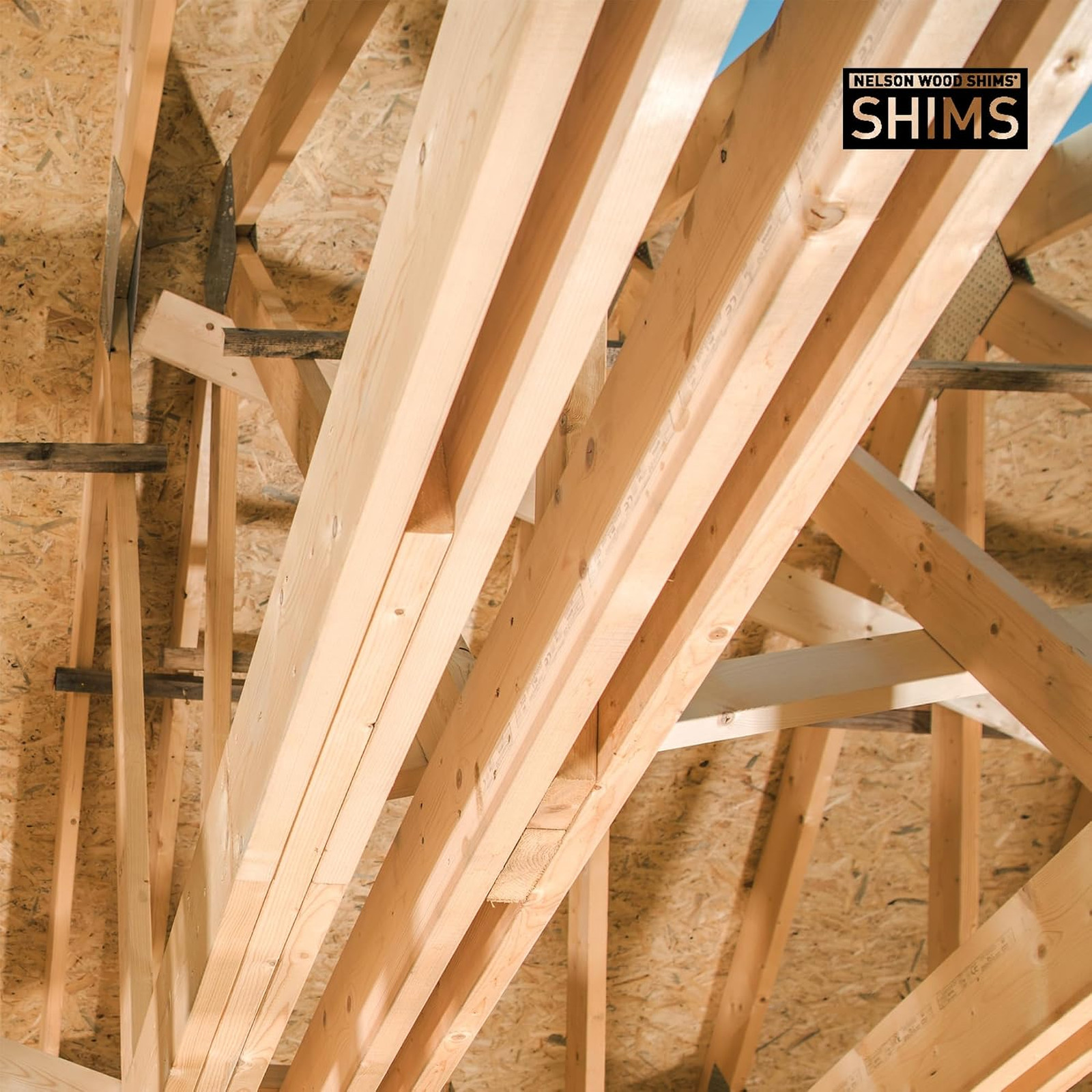 Wood Shims 8 Inch Leveling Wedges 120 Count for Doors Floors Furniture and