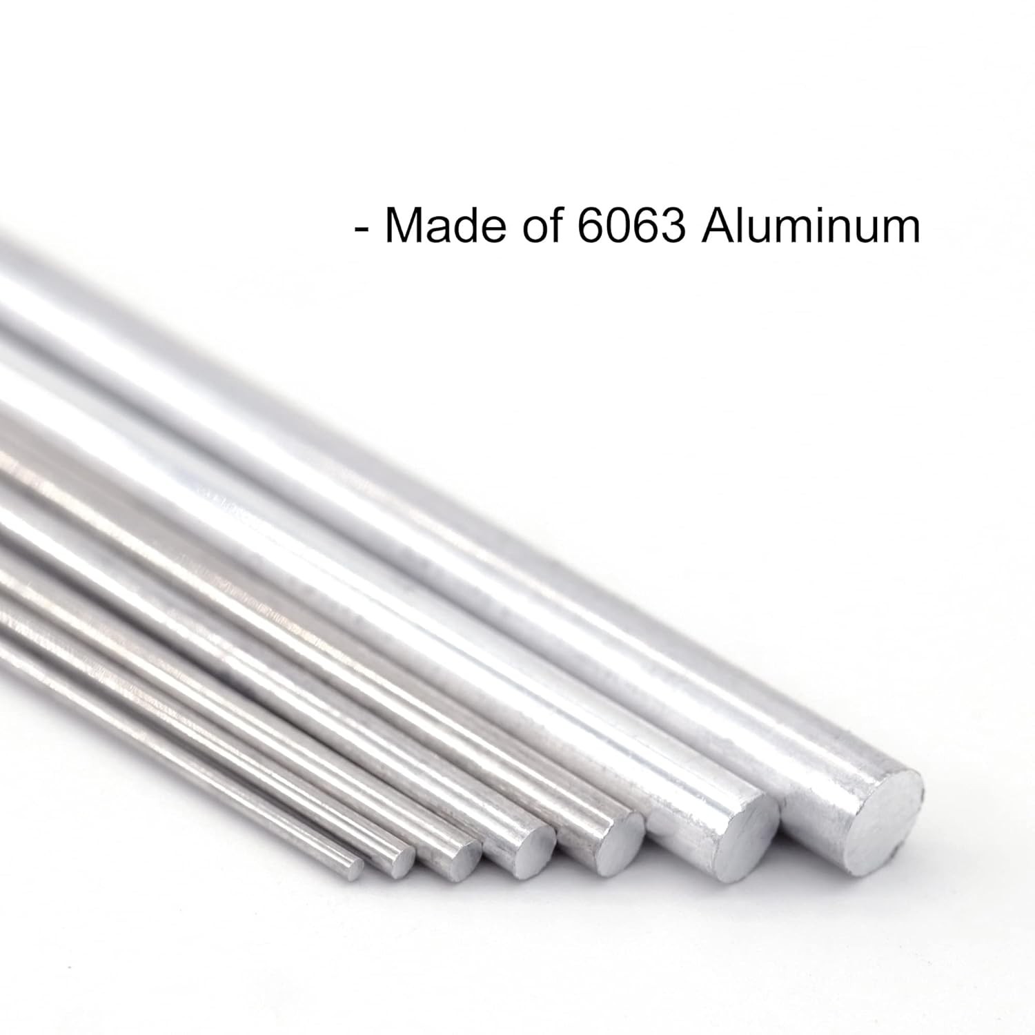 Aluminum Rods 2mm x 300mm Round Solid Shaft Lathe Bar Stock for DIY