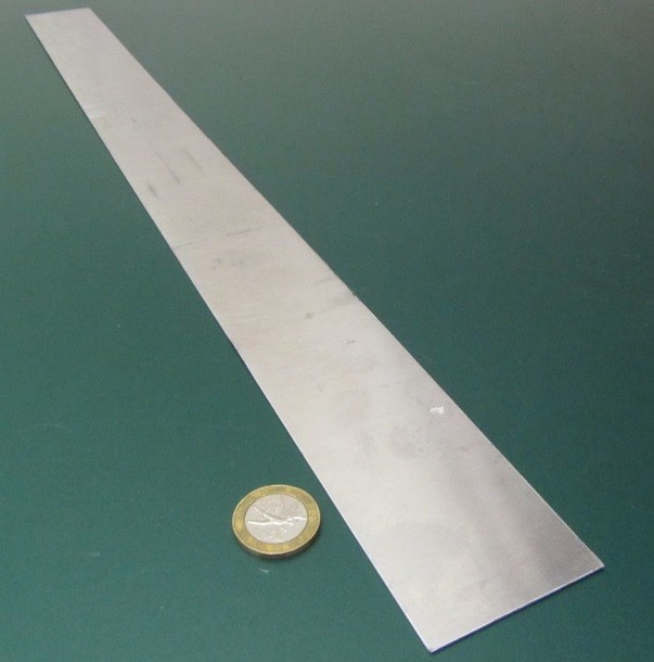 6061 T6 Aluminum Bar .016″ Thick x 2.0″ Wide x 48″ Length, 3 Pieces