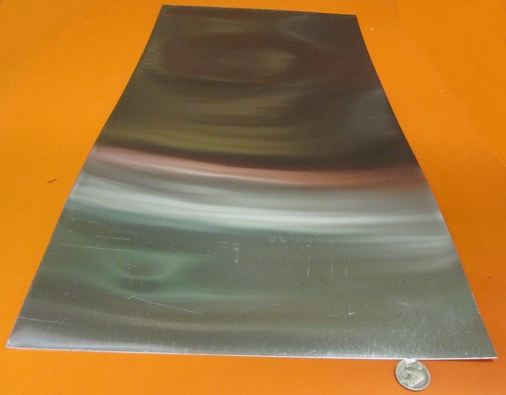 1100 Aluminum Sheet (1/2 Hard- H14) .032″ (1/32″) Thick x 12.0″ Wide x 24.0″