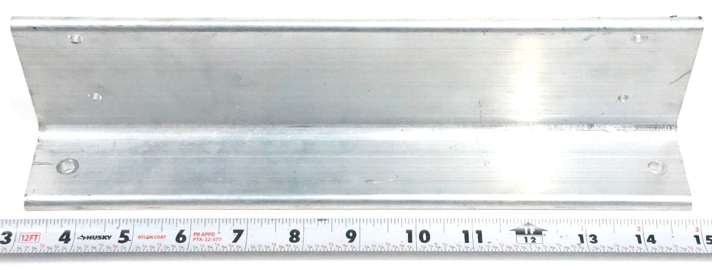 6061 T6 Aluminum Angle 1/4″ Inch Thick 2″ x 3″ x 12″ Inches 1 Foot Stock 2×3