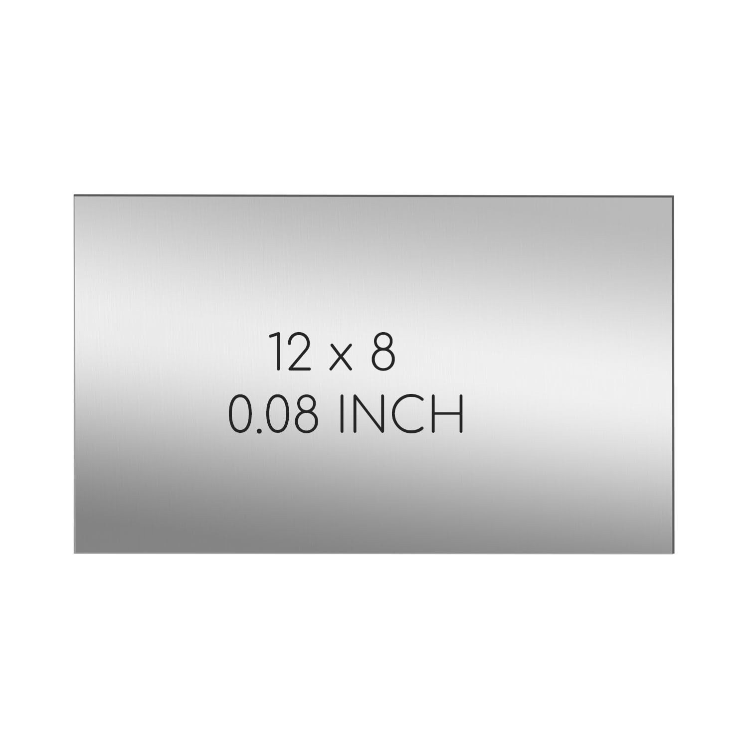 304 Stainless Steel Sheet 8″x12″ 14 Gauge Metal Plate for DIY Crafting & Home De