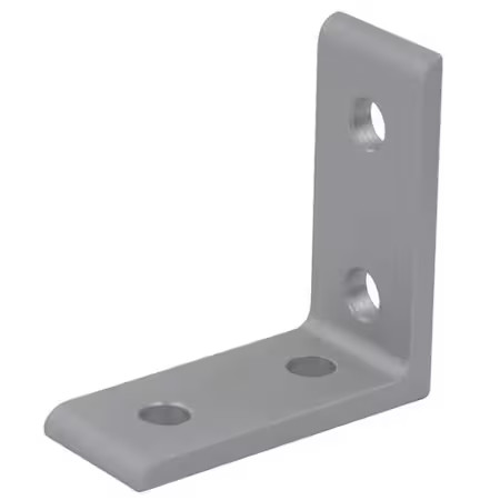 80/20 25-4115 Insidecornerbracket, Alum, Slvr, 50Mm, 22Mm