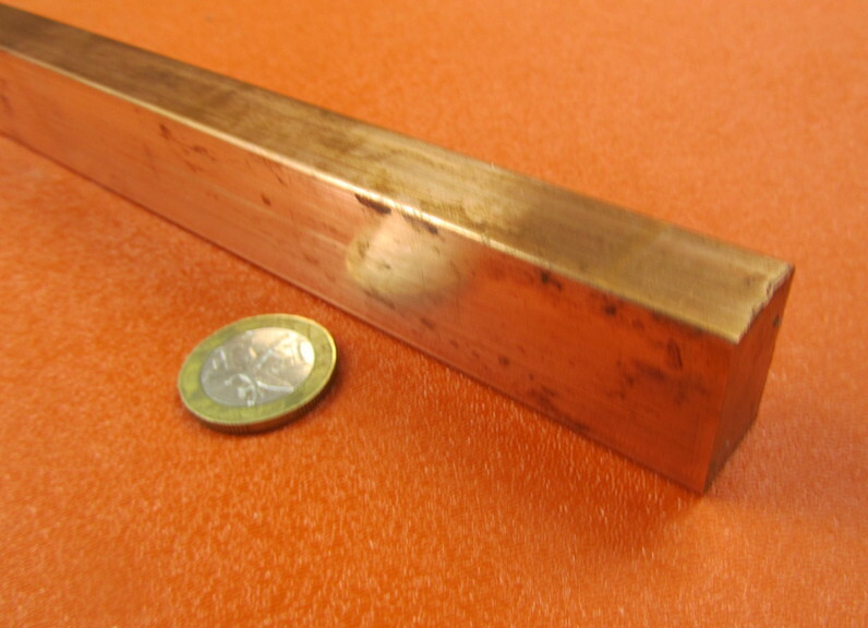 182 Copper Bar 5/8″ Thick x 1.0″ Wide x 3 Foot Length