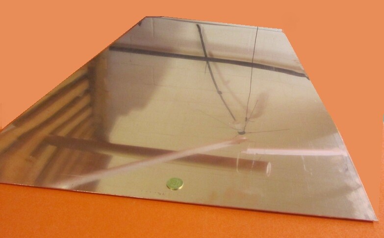 101 Copper Sheet 1/8 to 1/4 Hard .050″ Thick x 24.0″ Wide x 48.0″ Length