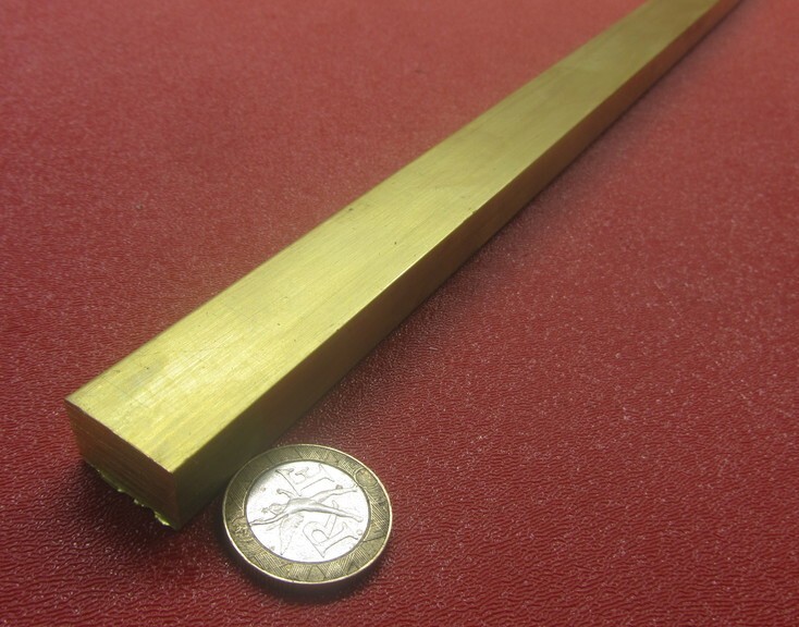385 Brass Flat Bar 1/2″ Thick x 3/4″ Wide x 4 Foot Length