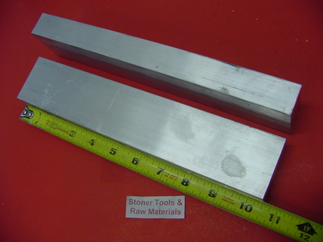 2 Pieces 1-1/4″ X 3″ ALUMINUM 6061 FLAT BAR 10.5″ long Solid Extruded Mill Stock