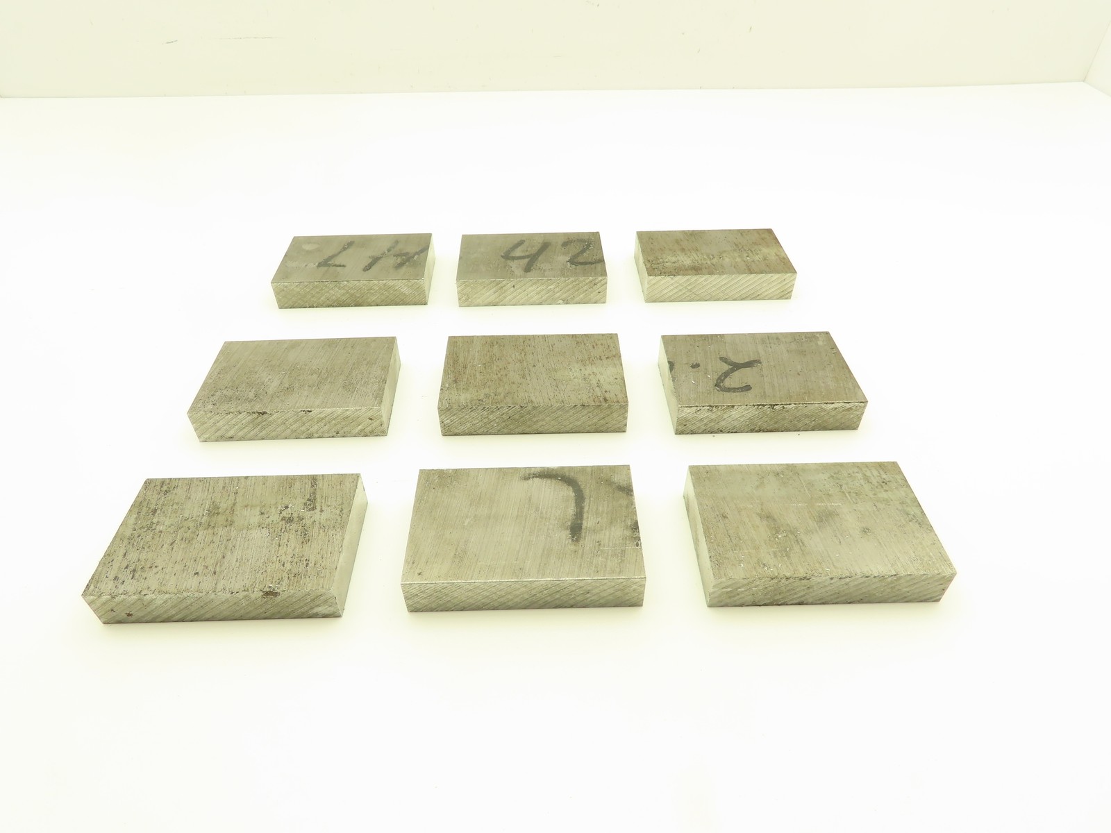 4140/4142 PH Alloy Steel Flat Bar Stock 5/8″x 2″x 3″L Lot of 9 Blocks
