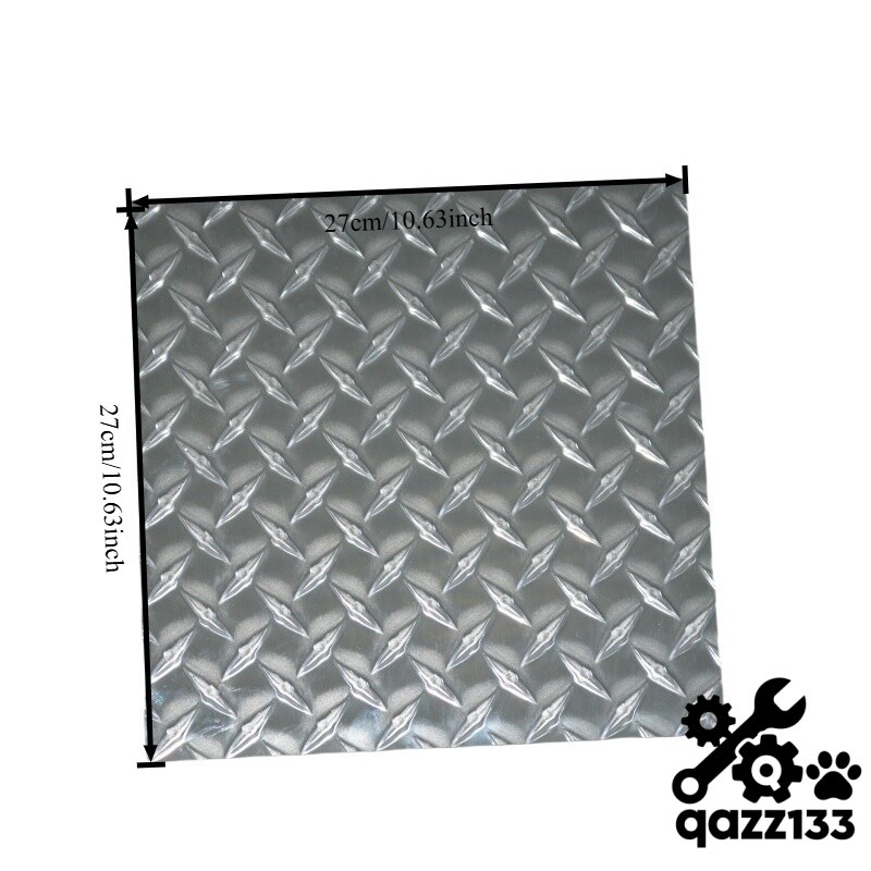 Durable Diamond Tread Plate Aluminum 10.63″x 10.63″