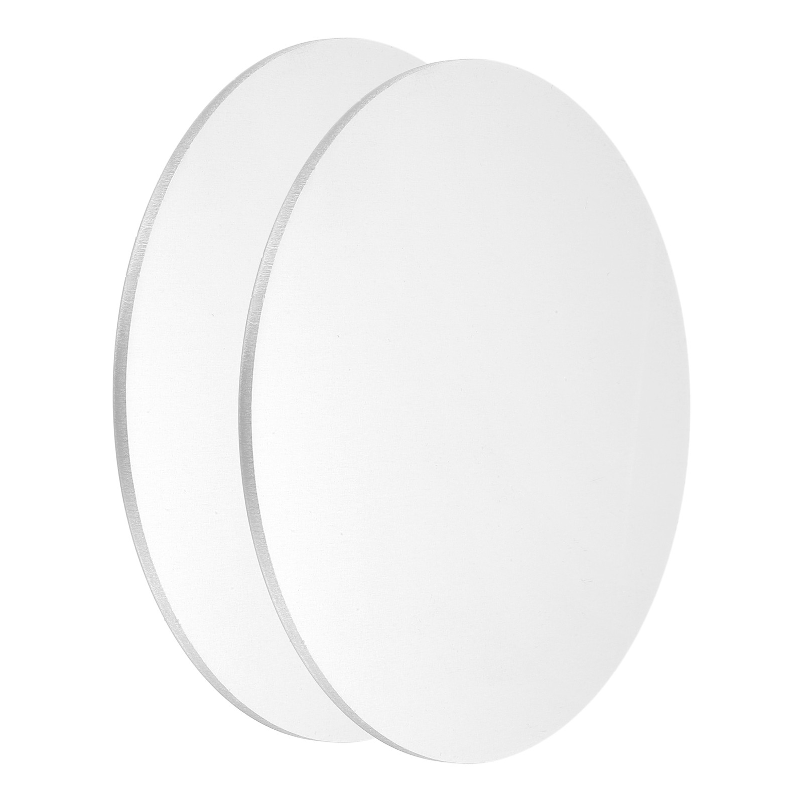 2Pcs Aluminum Disc, 4″(100mm) Dia 0.06″(1.5mm) Thick Round 5052 Aluminum Sheets