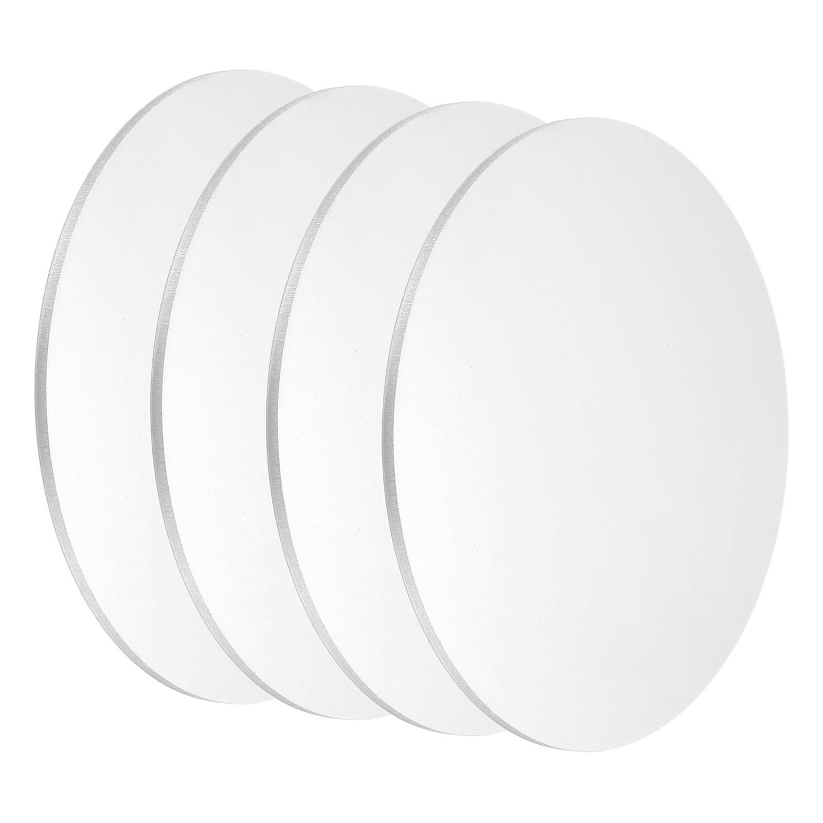 4Pcs Aluminum Disc 3″(80mm) Dia 0.06″(1.5mm) Thick Round 5052 Aluminum Sheets