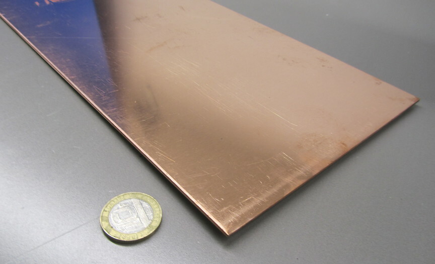 110 Copper Bar 1/2 Hard H02 .093″ Thick x 6.0″ Wide x 36.0″ Length