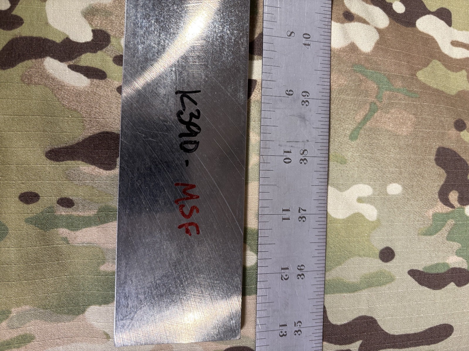 Bohler K390 Carbon Knife Steel, 13″ x 2″ x .142″ – listing #2