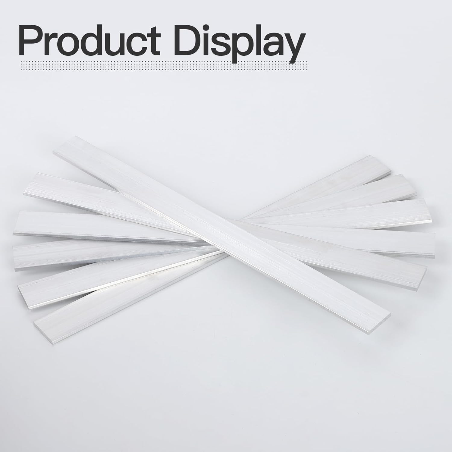 6061 Aluminum Flat Bar 3mm x 25mm 305mm 6 Pieces T6511 Weldable Machinable Mill