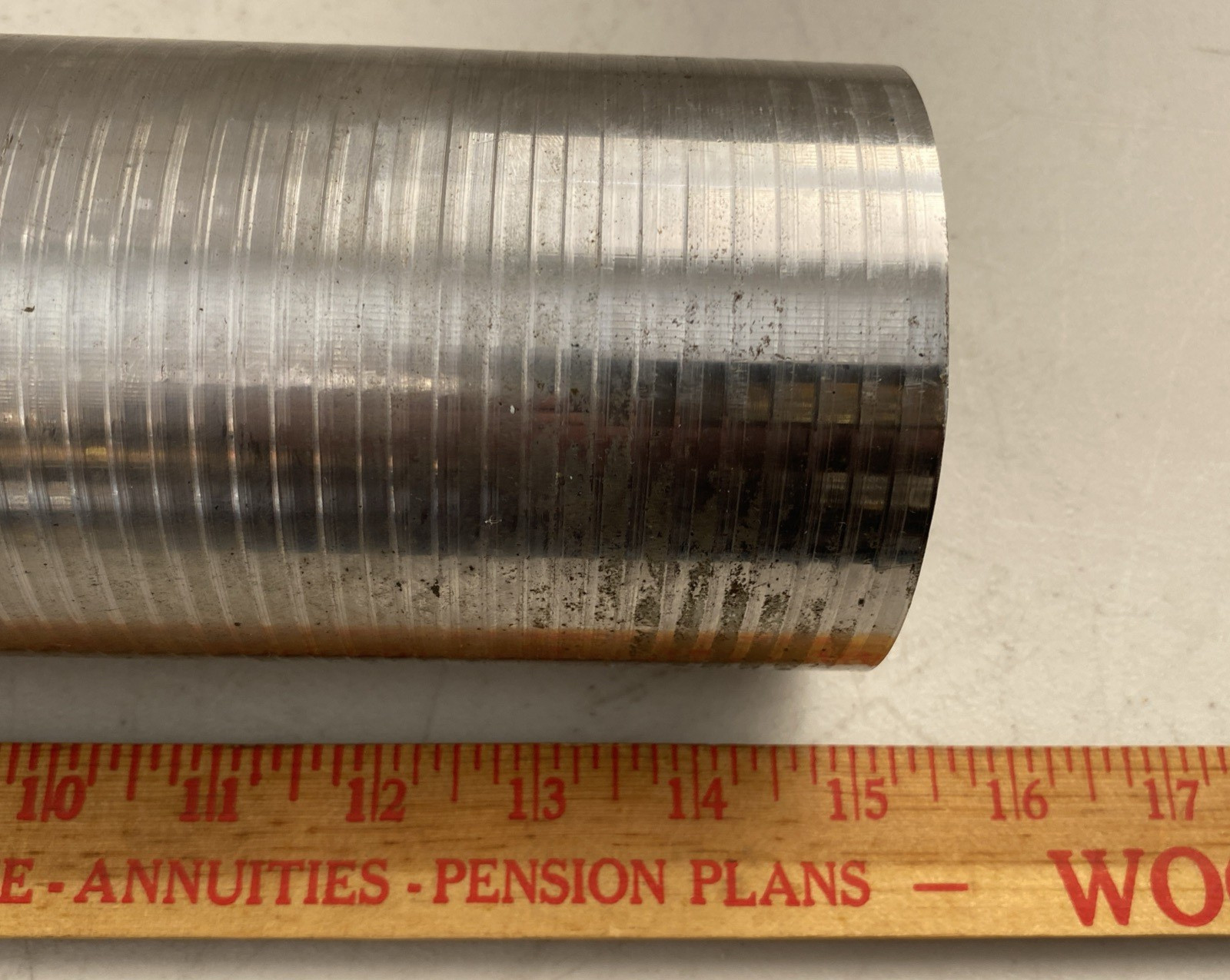 AIRDI 150 Tool Steel Round Bar 3.5″ Dia x ~15″ A2 D2 Class Lathe Stock Billet