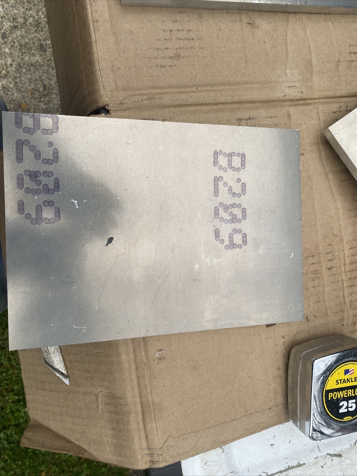 Aluminum plate 6061-T651 1/2” X 10-3/8” X 7-3/8″ Amag Rolling Made In USA
