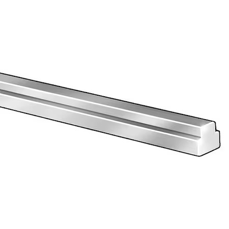 Zoro Select Wwgsk21-1 Step Key Stock 1, 3/4 In Top W, 3/8 In Top Step H, 5/8