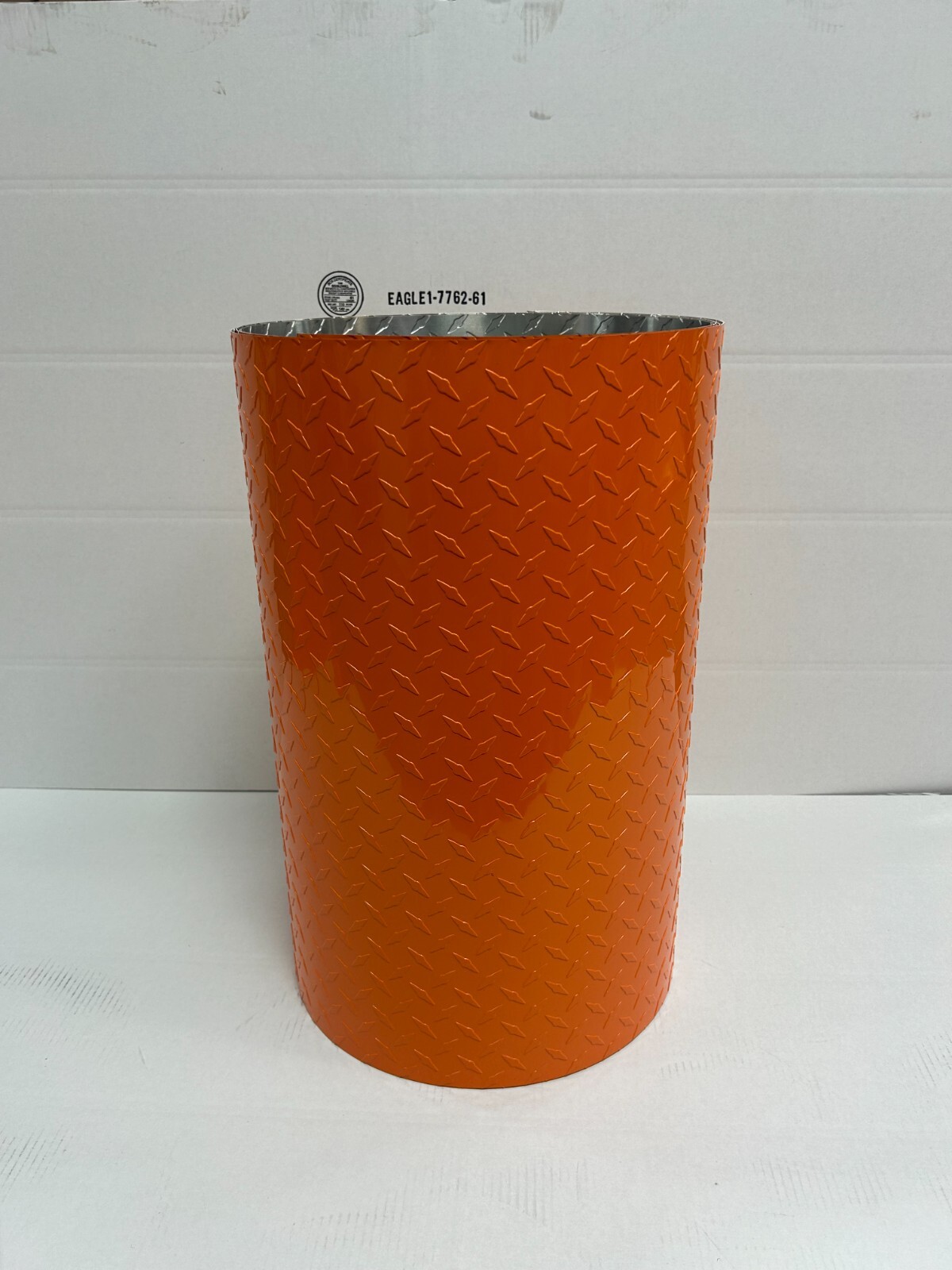 UTILITY Orange Aluminum Diamond Tread Plate .025″ Thick – 24″ x 10′ (2-Pack)