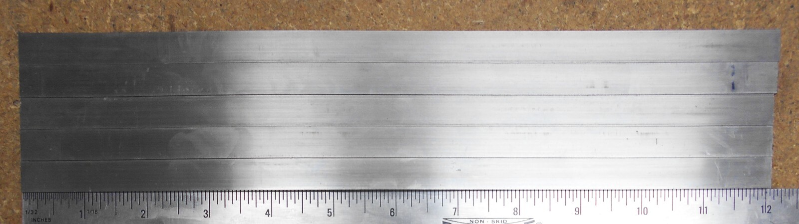 (5) Pieces 304 SS Stainless Steel flat bar 3/16″ x 1/2 x 12″ mill stock -CUTOFFS