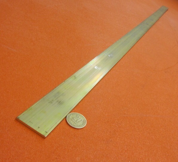385 Brass Flat Bar 1/8″ Thick x 1 1/2″ Wide x 4 Foot Length