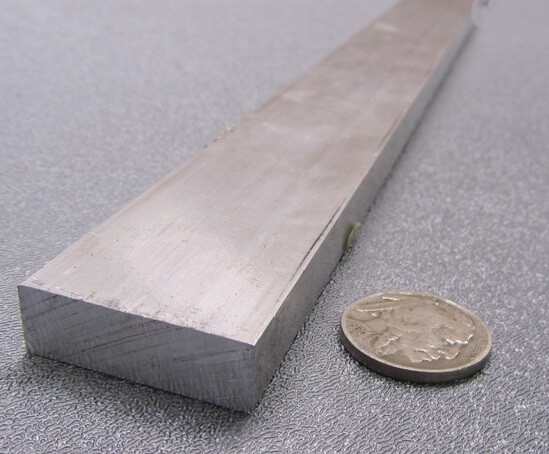 6061 T6 Metric Aluminum Bar, 10mm Thick x 30mm Wide x 3 Ft Length