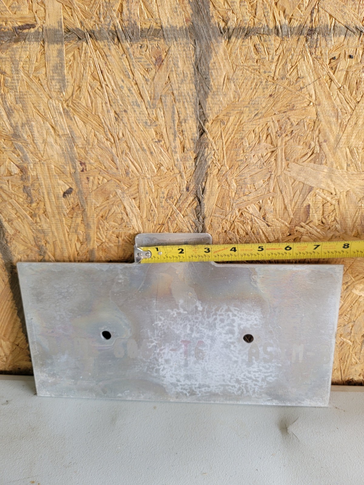 ALUMINUM SHEET ASTM-B 209 13″ X 6.5″ x 1/8″ THICKNESS POLISHED Lot Of 12