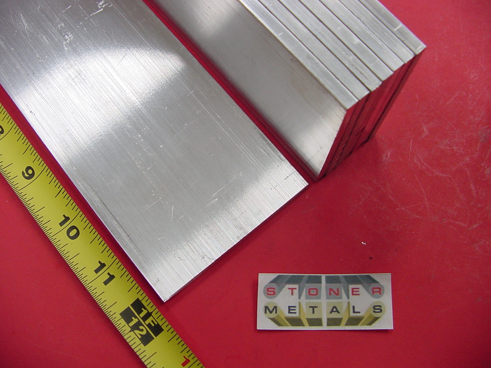 8 Pieces 3/16″ X 3″ ALUMINUM 6061 FLAT BAR 12″ long T6511 New Mill Stock