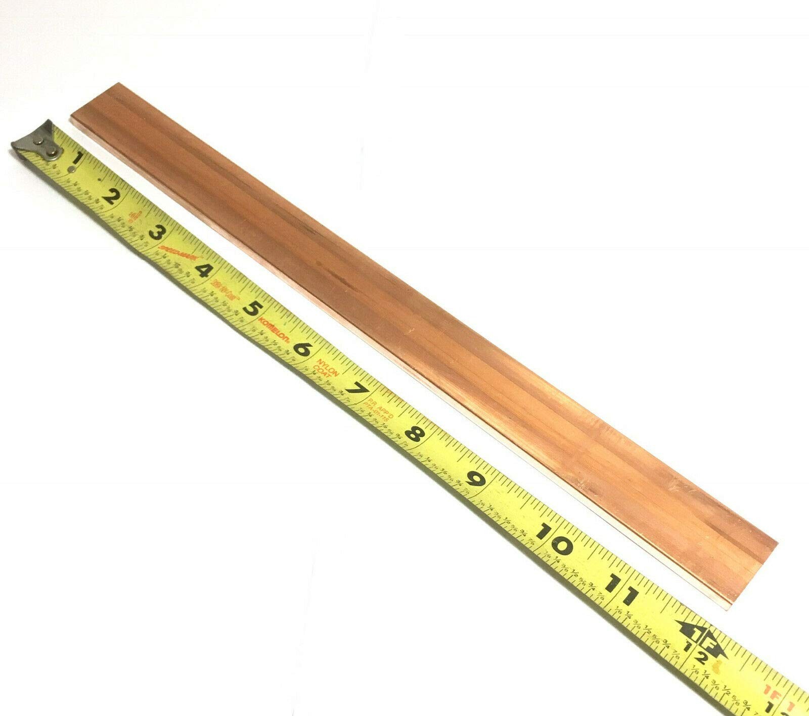110 Copper Flat Bar 1/4″ x 1″ x 12″ Long- Copper Bus Bar