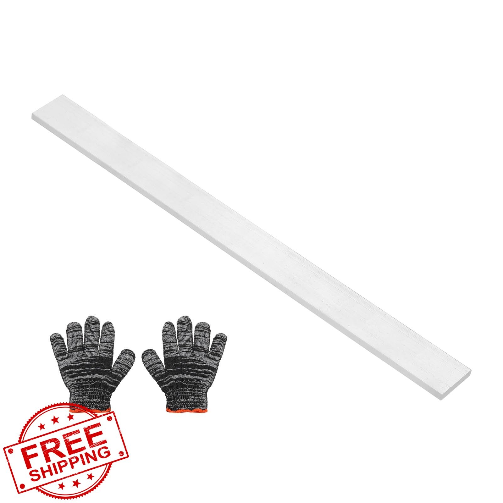 uxcell 0.24″x1.4″x16″ Aluminum Flat Bar 1 Pc
