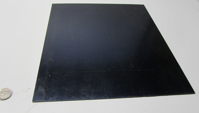 Blue Tempered Spring Steel Shim 0.030″ Thick x 10.0″ Width x 12″ Length