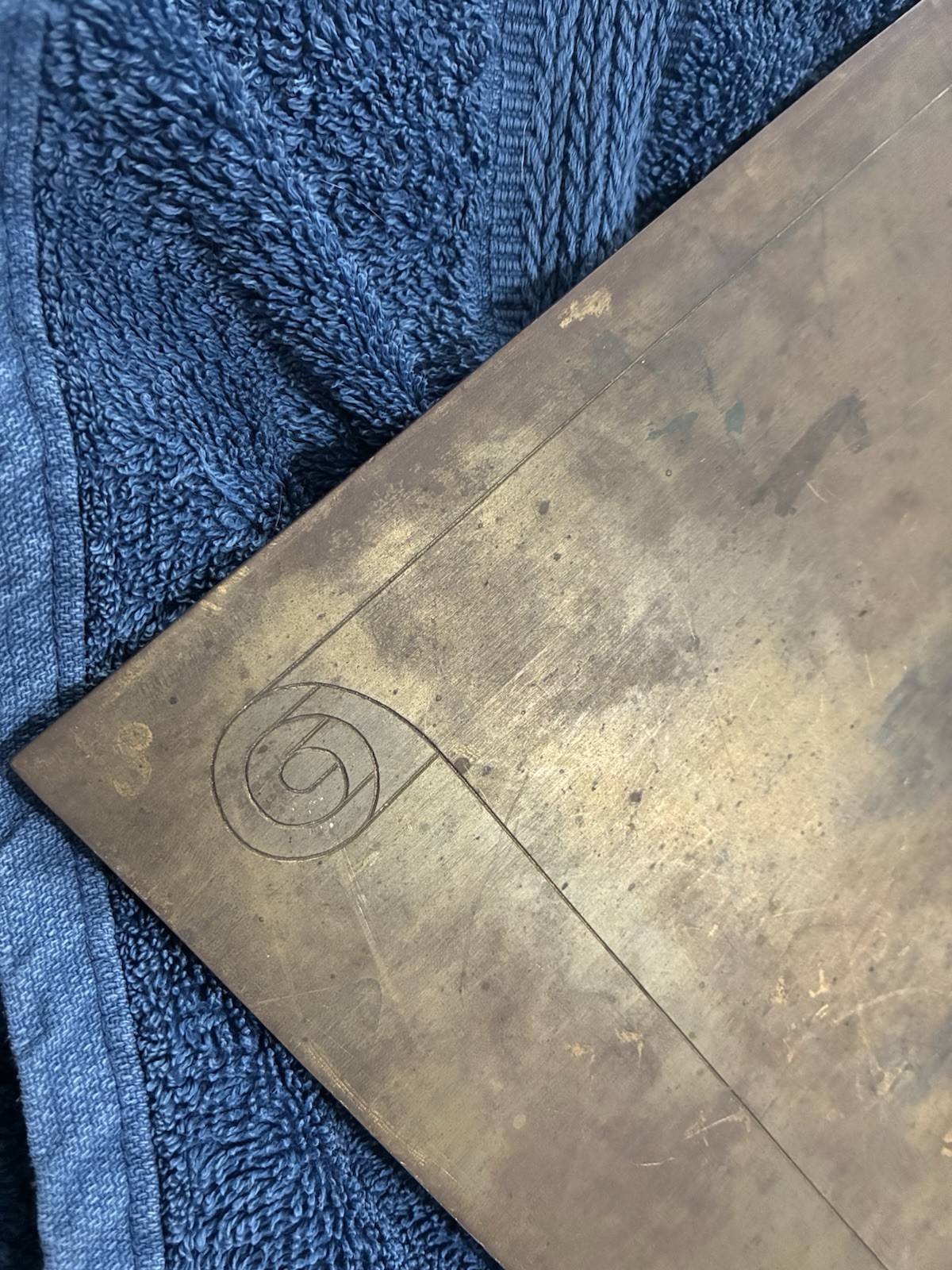 1/4″ BRASS ALLOY SHEET – 11 1/8” x 8 11/16” x 1/4” Engraving Blank