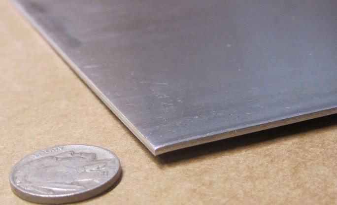5052 Aluminum Sheet, (1/4 Hard H32) .032″ (1/32″) Thick x 12″ W x 12″ L, 2 Units