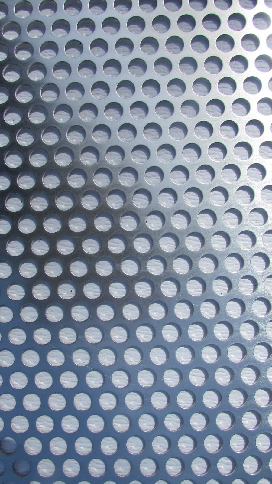 1/2″ HOLE ALUMINUM PERFORATED METAL–11-1/2″ X 11-3/4″