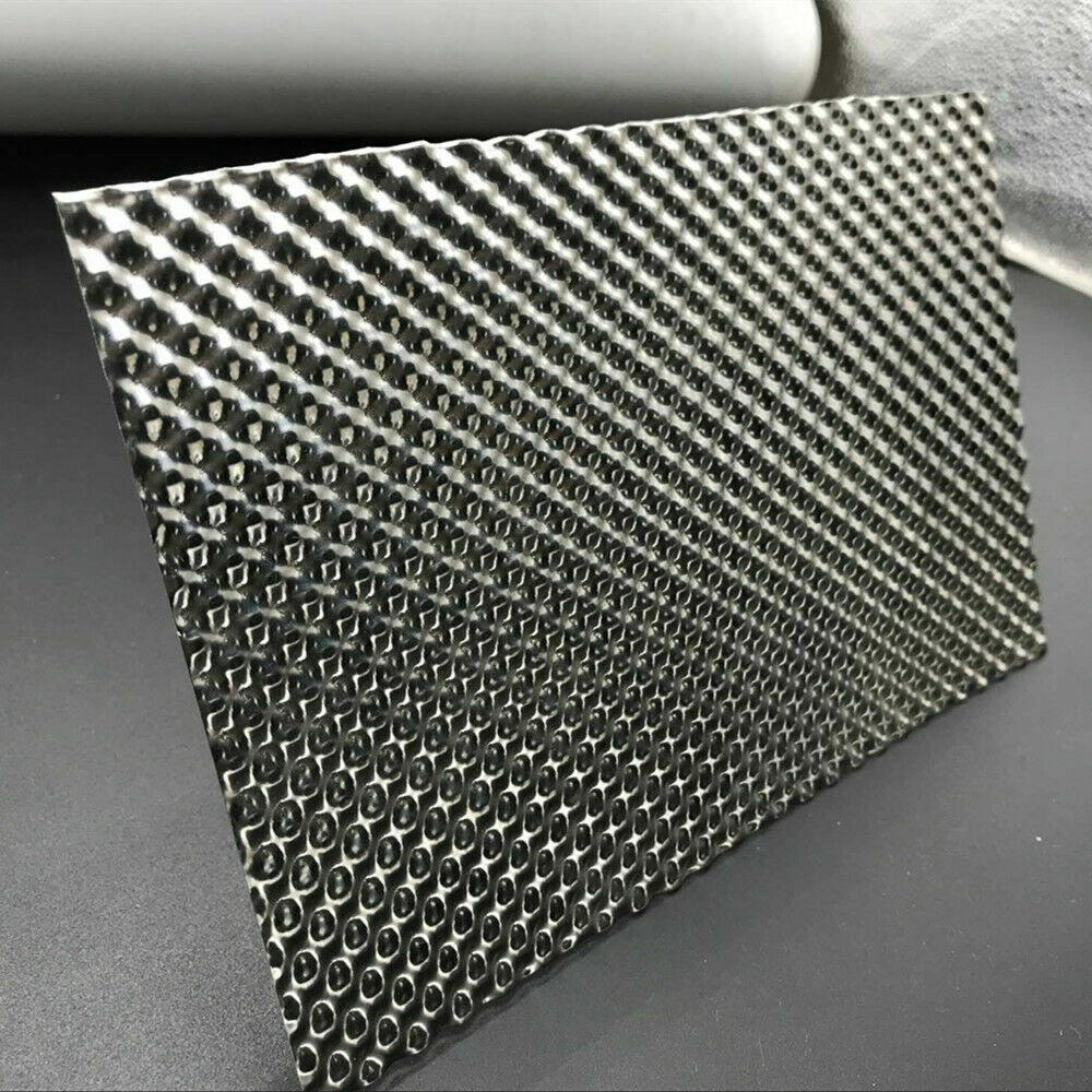 Embossed Heat Shield Resistant Metal 304 1800F Continuous 12” X 12”Heat shroud