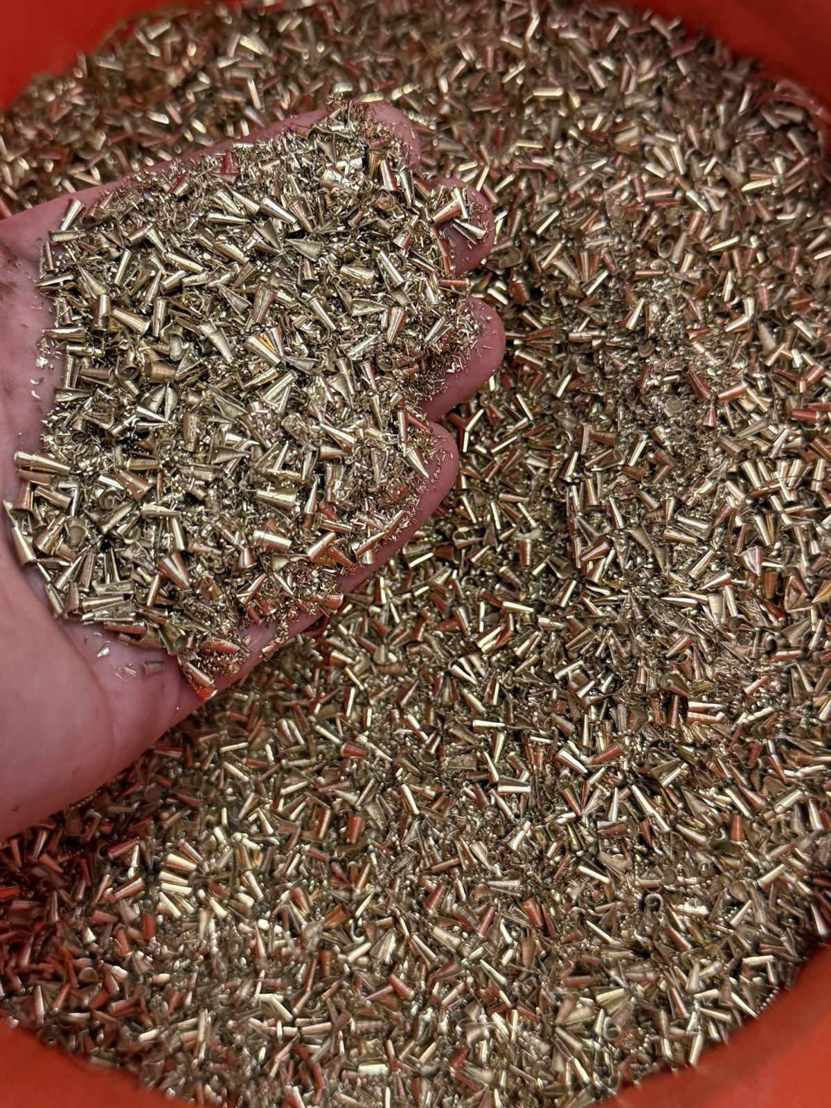 1 LB. Brass Shavings Orgone Projects Shredded Chips Dust Science Casting Art