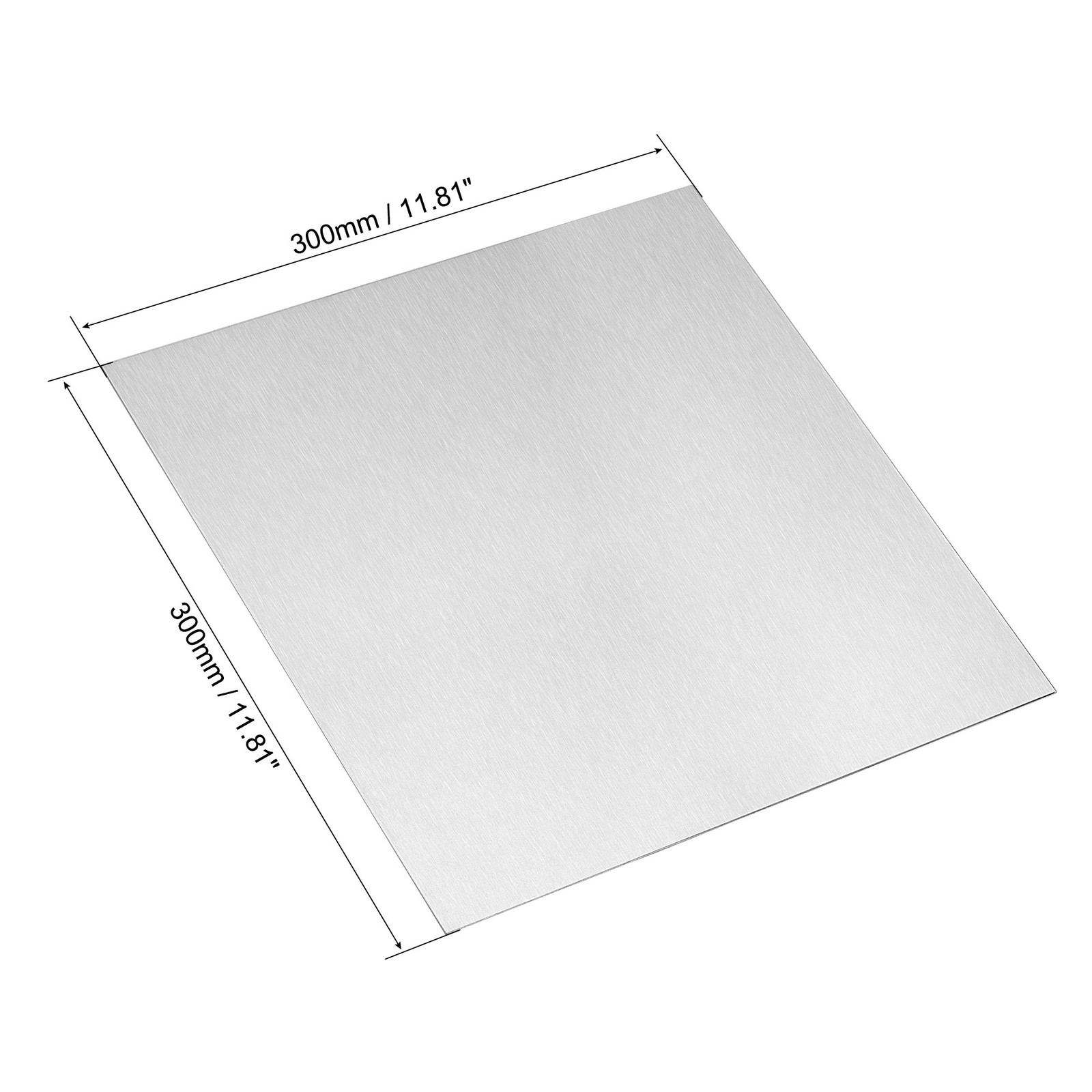 Aluminum Sheet 300mm x 300mm x 1mm Thickness T6 Aluminum Plate