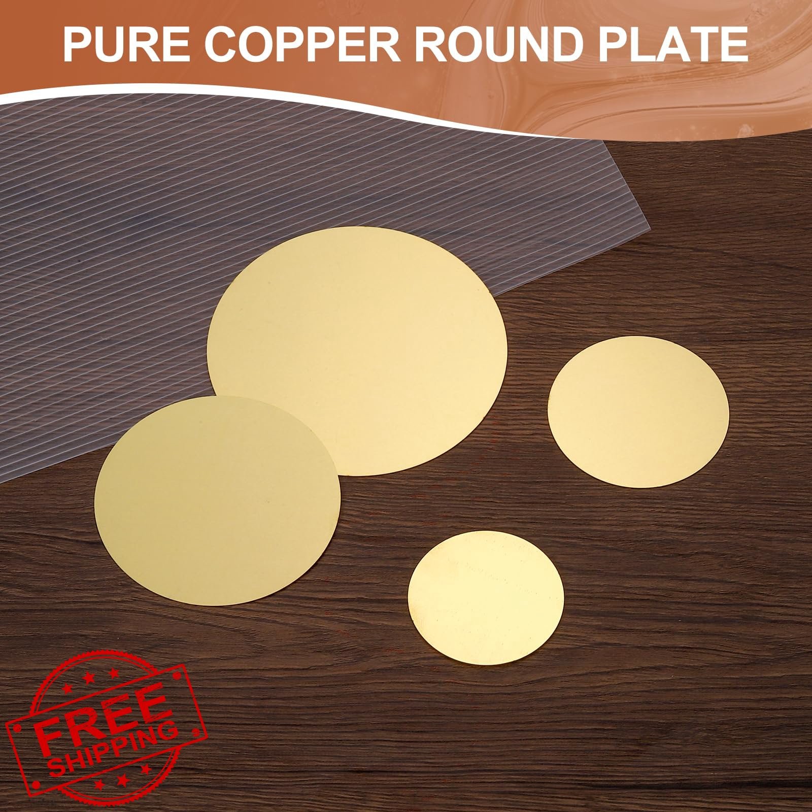 MECCANIXITY 0.03×3.15in brass plates, 5pk H62 copper