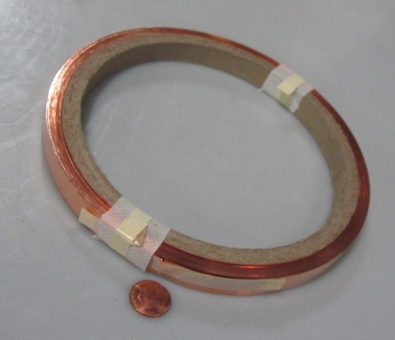 110 Copper Foil Soft Temper .005″ Thick x 1/2″ Wide x 100 Foot Length