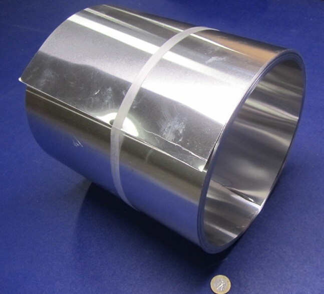 3003 Aluminum Foil (1/2 Hard- H14).016″ Thick x 10.0″ Wide x 50 Feet Long