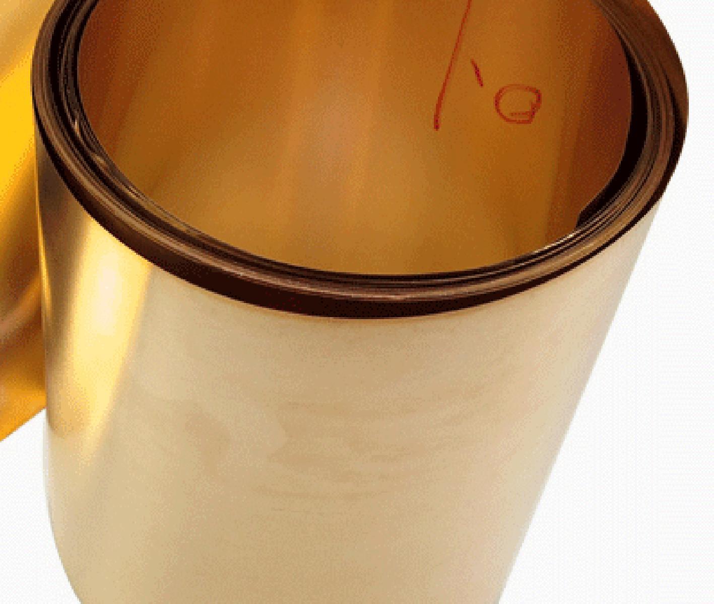 US Stock 0.4 x 100 x 200mm C17200 Beryllium Bronze Thin Sheet Foil Plate