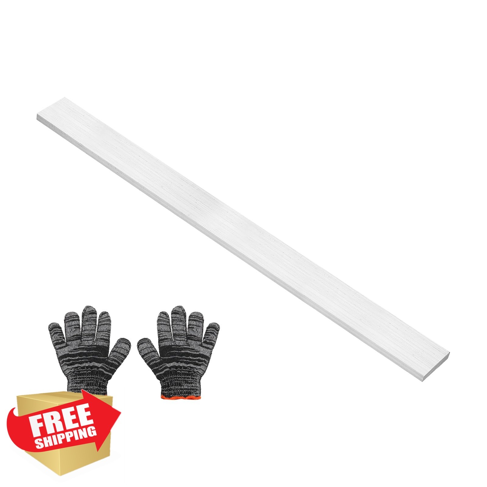 uxcell Aluminum Flat Bar 0.2″x1.2″x14″ Square